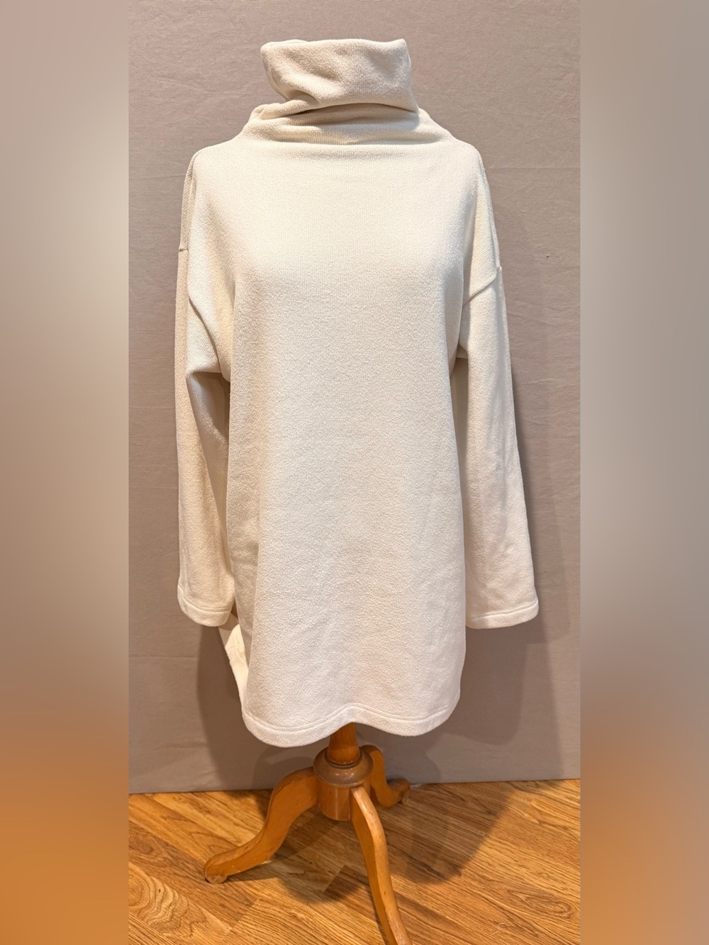 Uniqlo SOFT Sweater Cowl Turtleneck oversized Sweater Dress Women’s L